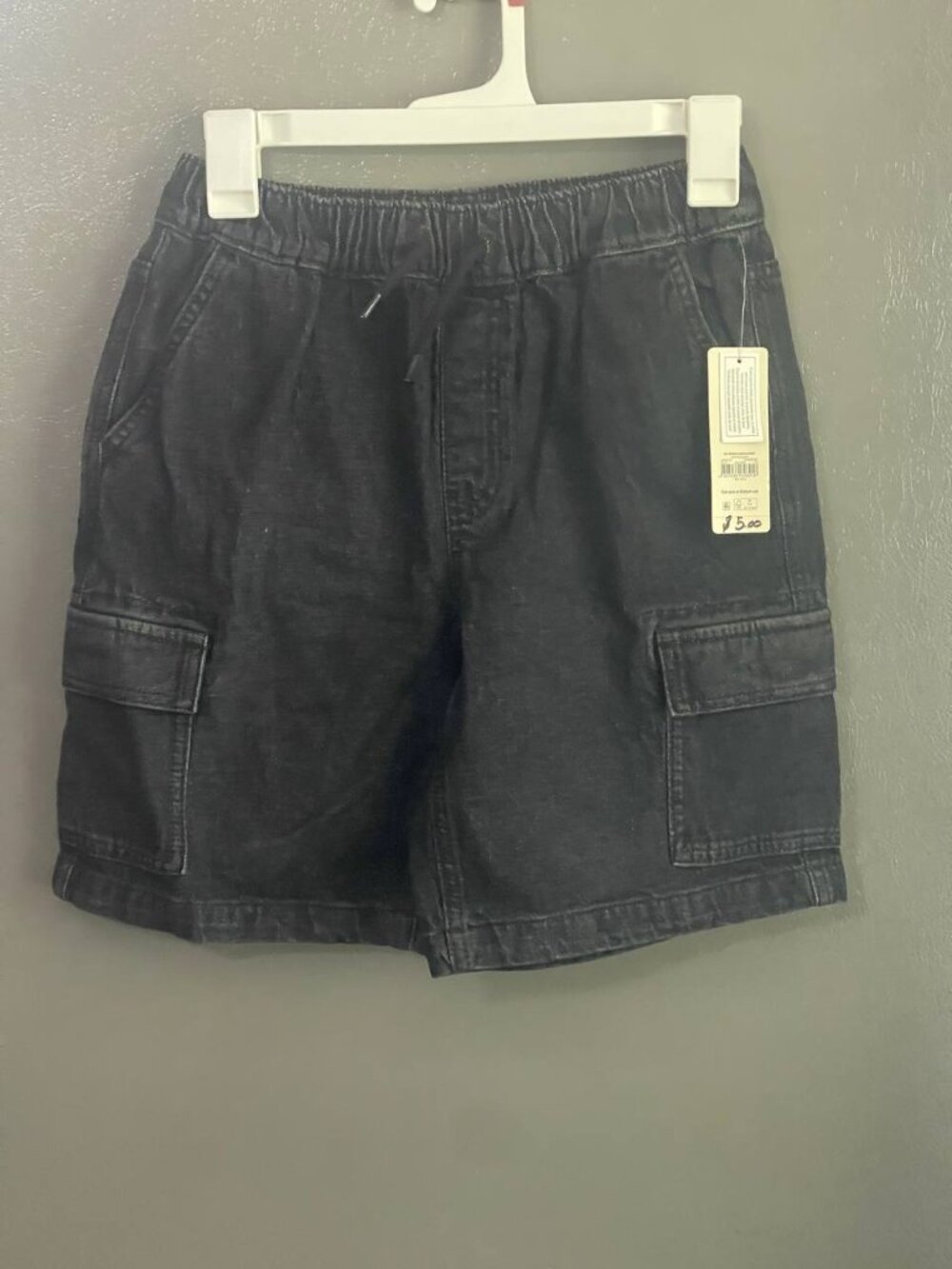 Boys Pull-On Denim Cargo Shorts 10/12 - Picture 1 of 3